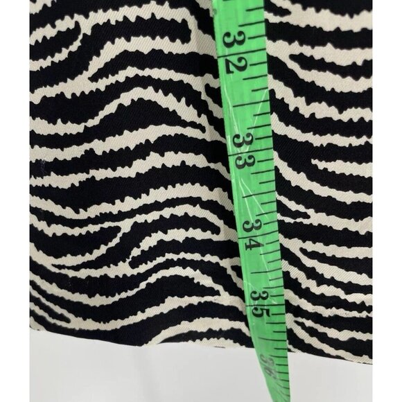 J.McLaughlin Women’s Silk Zebra Print A-Line Dress Size Small, Preppy‎ - Picture 7 of 12